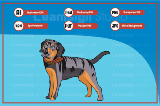Cool Dog Character Illustration