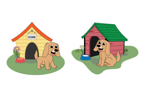 Cute Dog Illustration