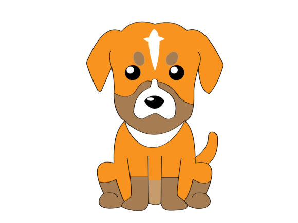 Cute Dog Vector Illustration - 03