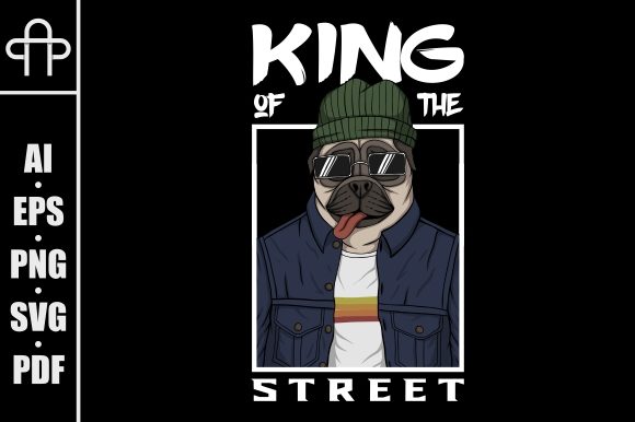 Pug Dog King of the Street