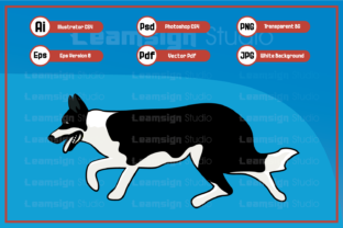 Walking Dog Character Illustration