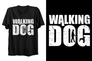 Walking Dog T-shirt Design